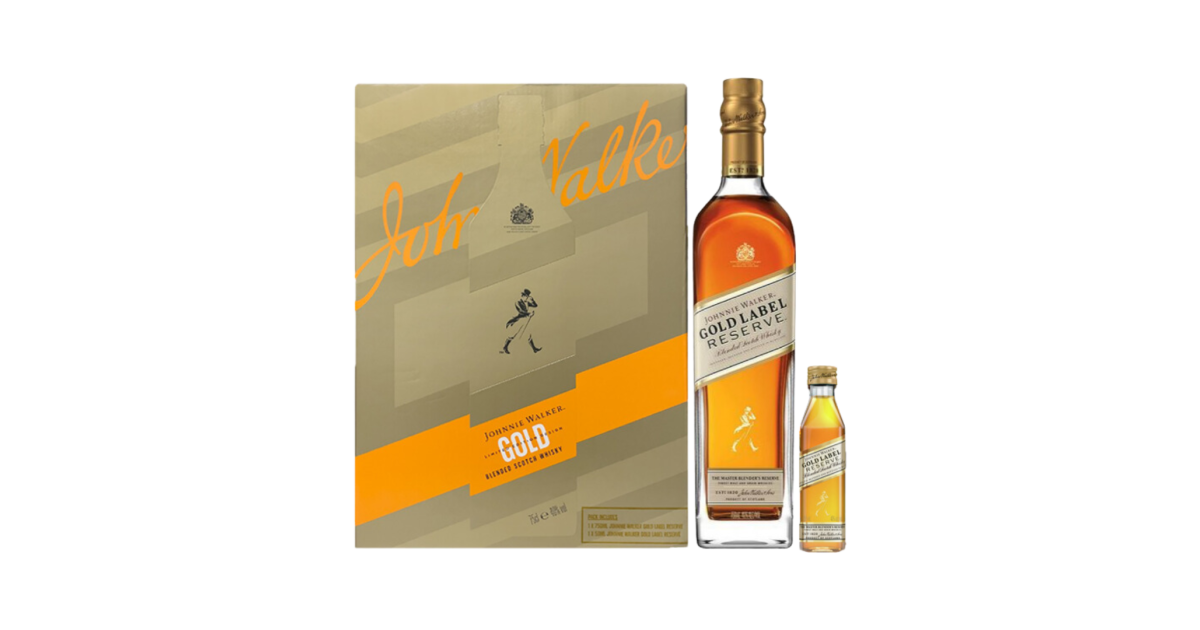 Johnnie Walker Gold Label Reserve 2023 Gift Pack (Free 1x 5cl Miniature ...