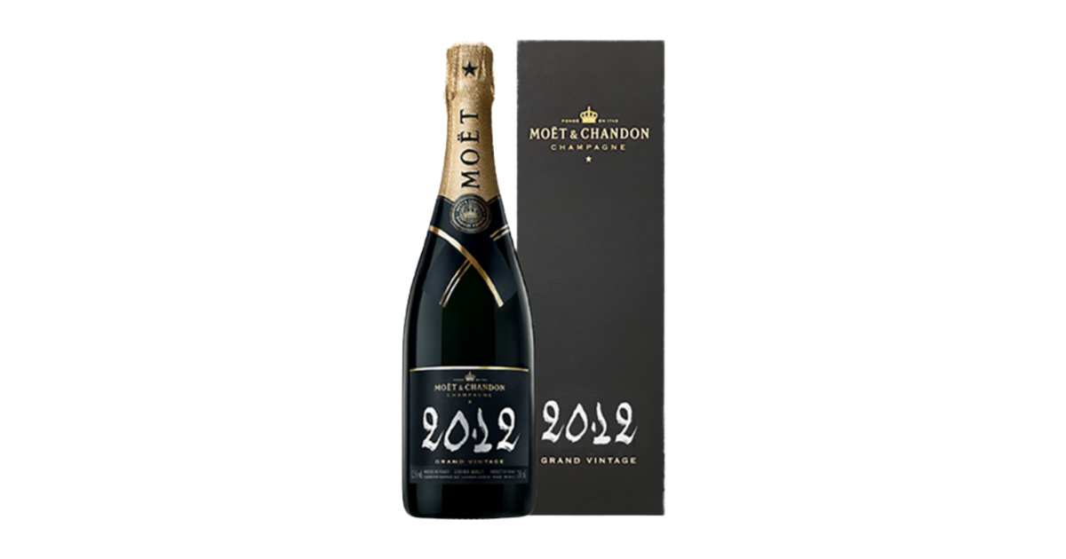 Moet & Chandon Grand Vintage 12 Gift Box (Chalk) | The Chamber