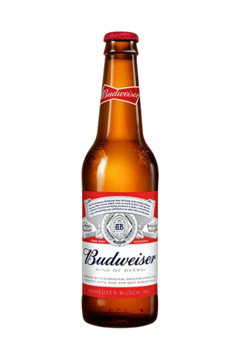 (CARTON DEAL) Budweiser Lager Beer (355ml x 24 Bottles)