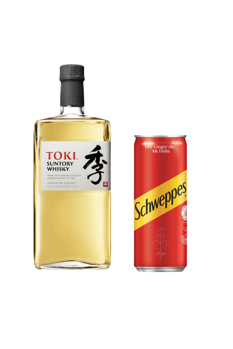 Japanese Highball Bundle (Suntory Toki 70cl + Schweppes Ginger Ale