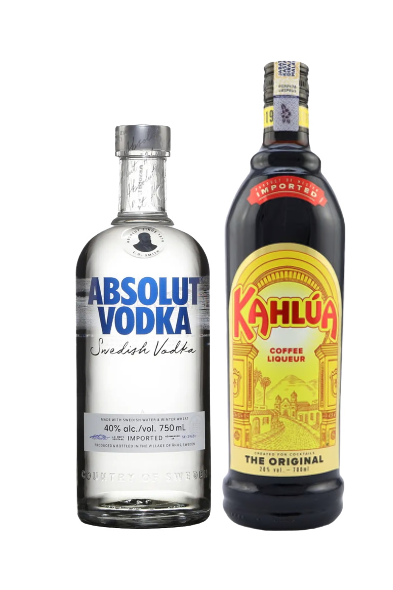 Espresso Martini Kit (Absolut Vodka + Kahlua Coffee Liqueur) 