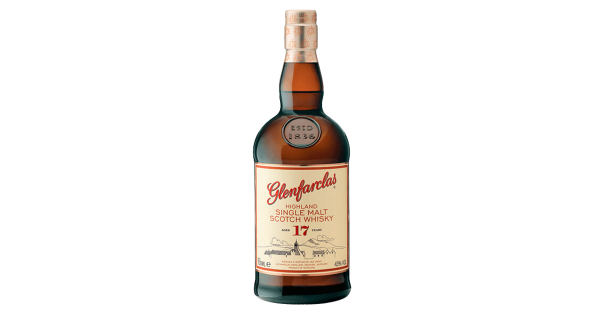 Glenfarclas 17年　シングルモルトウイスキー　C270④ GLC17Carton.png